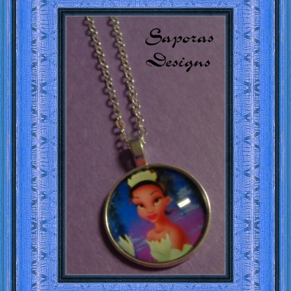 The Princess And The Frog Tiana Theme Necklace For Girls